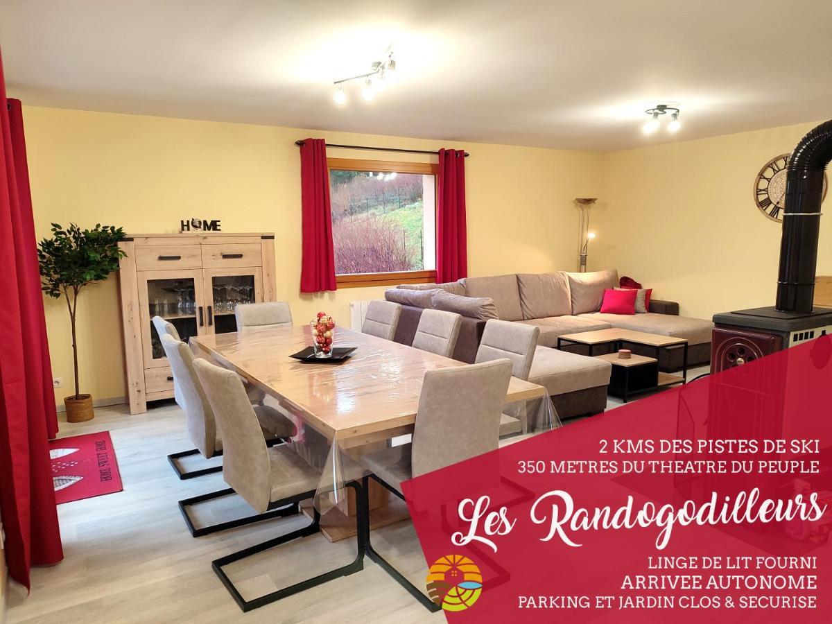 Villa Les Randogodilleurs Avec Jacuzzi A 2Kms Des Pistes Et 350M Du Theatre Du Peuple ! Bussang Exterior foto